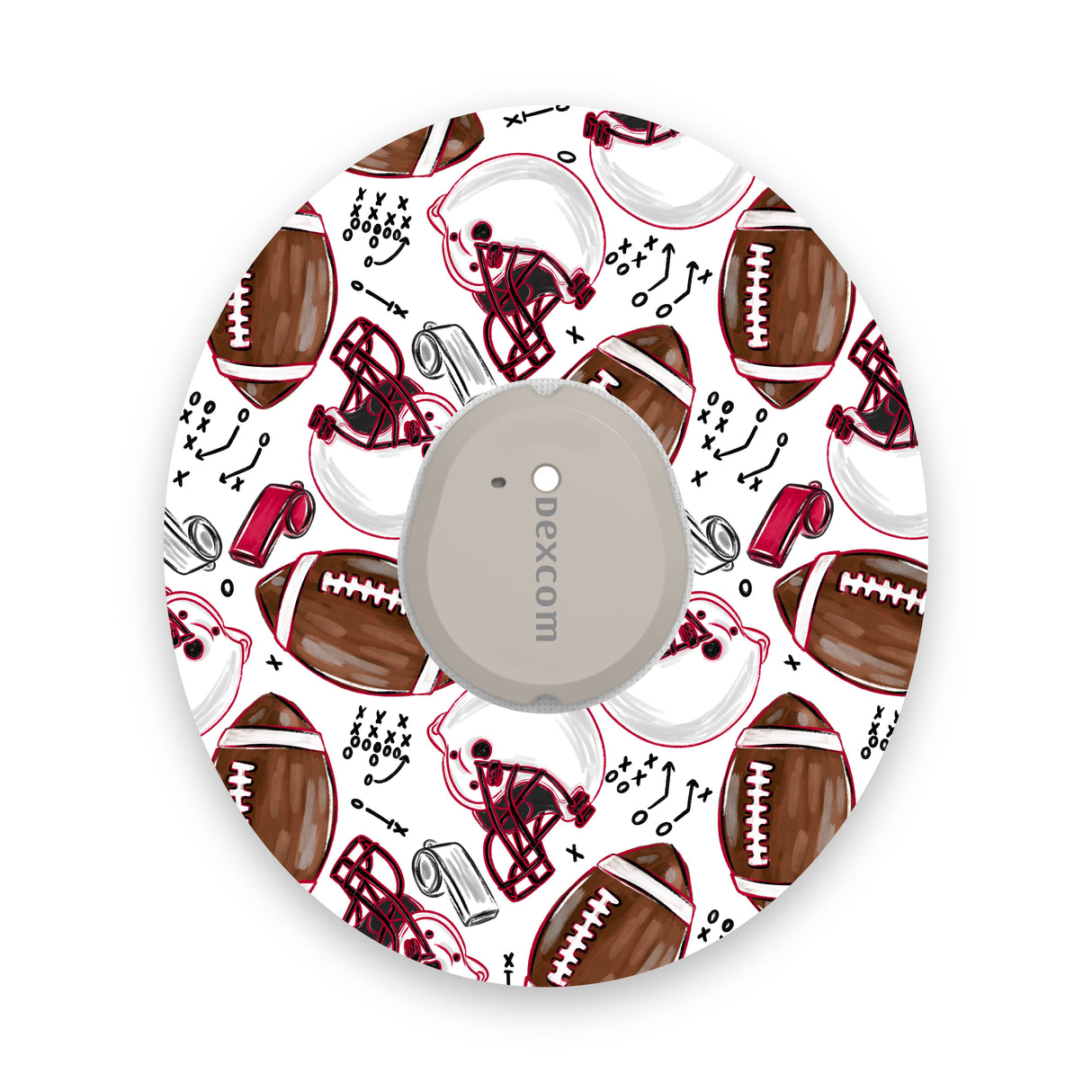 American Football Dexcom G7 Diabetes Patch