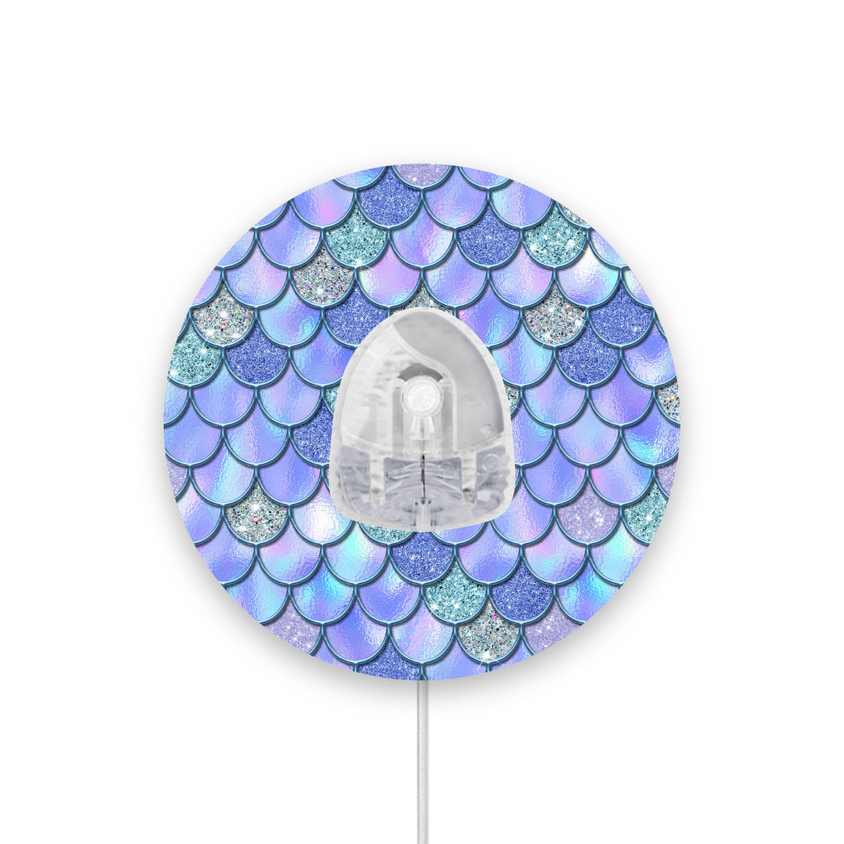 Blue-Purple Mermaid Infusion Set Diabetes Patch