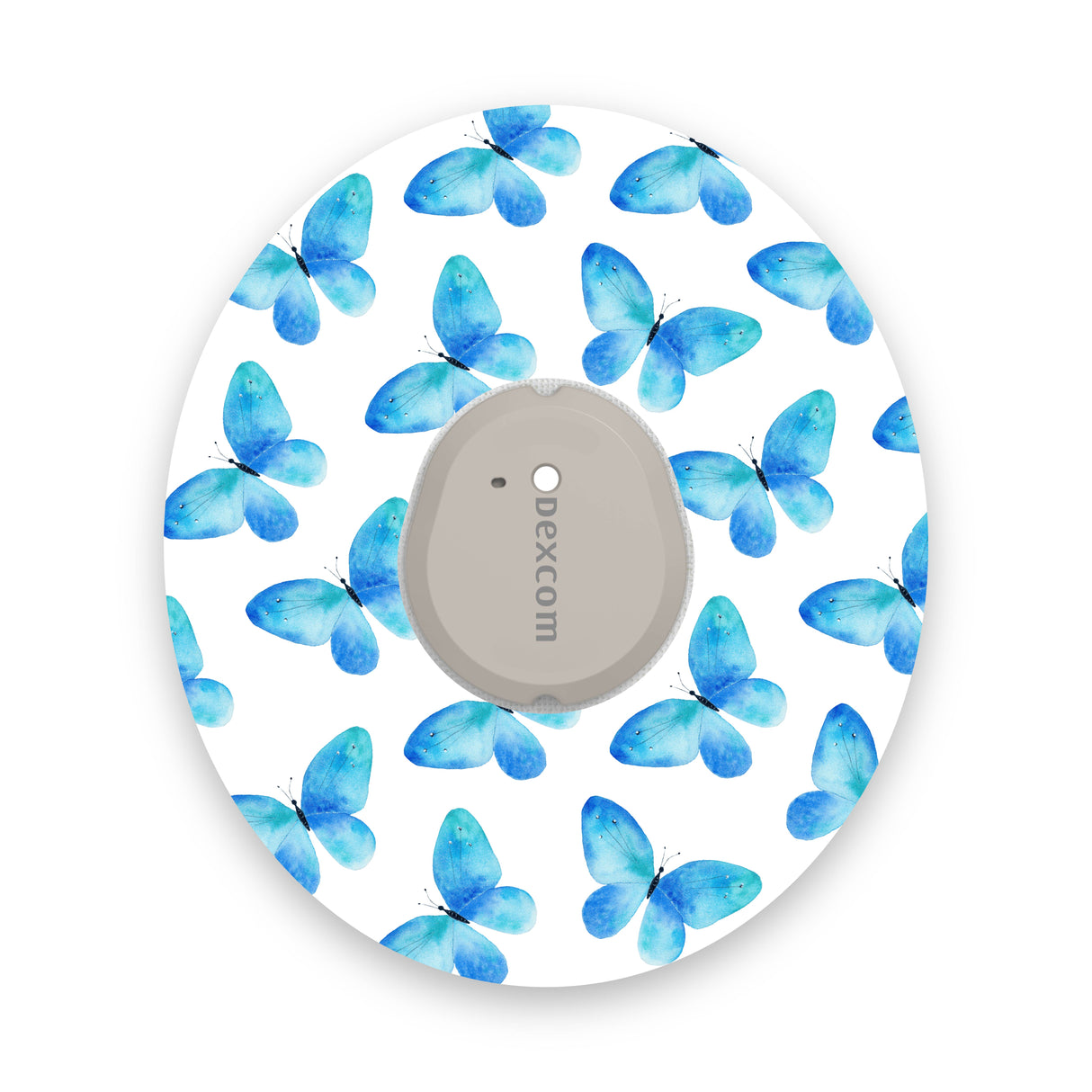 Blue Butterflies Dexcom G7 Diabetes Patch