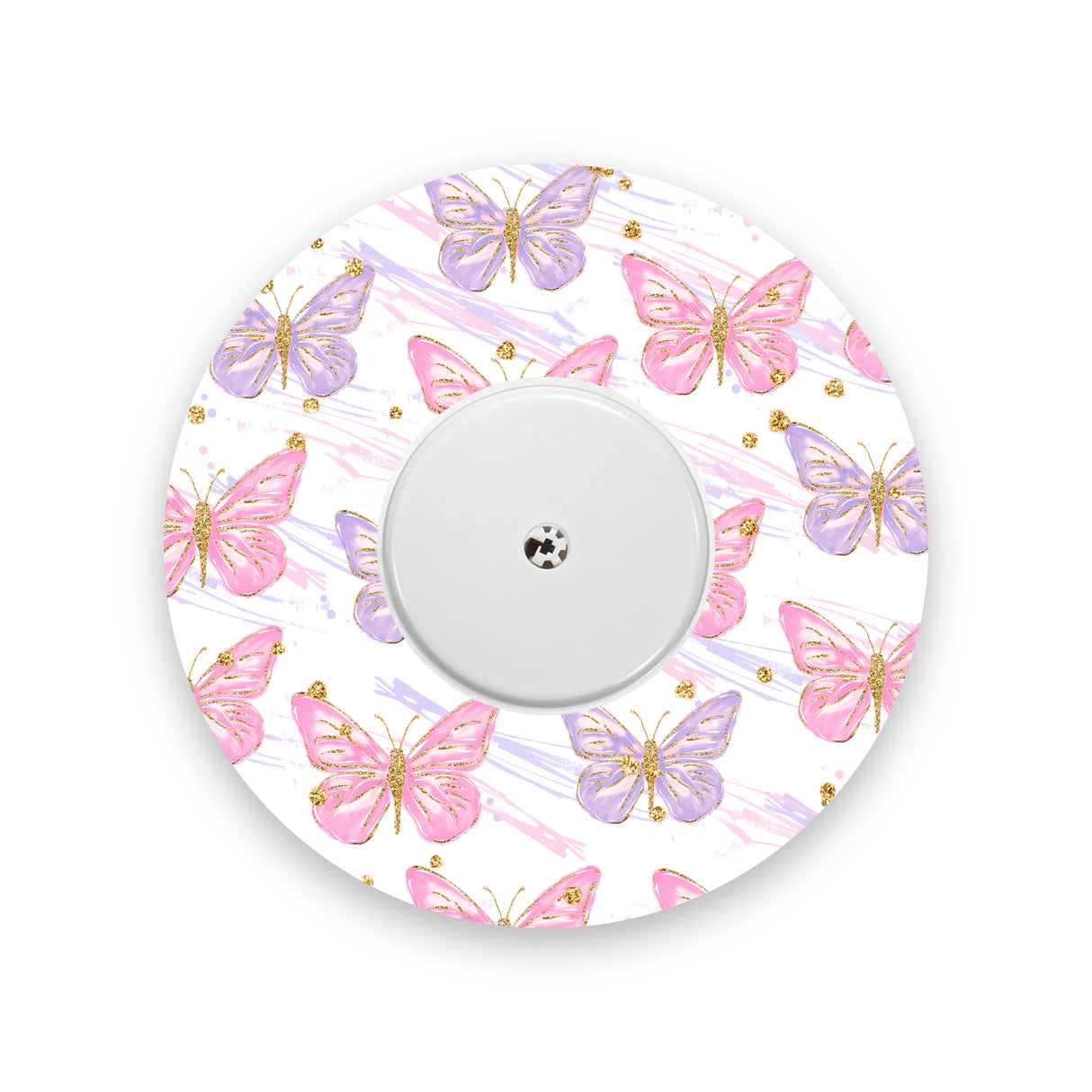 Pink & Lilac Butterflies Freestyle Libre 2 Diabetes Patch