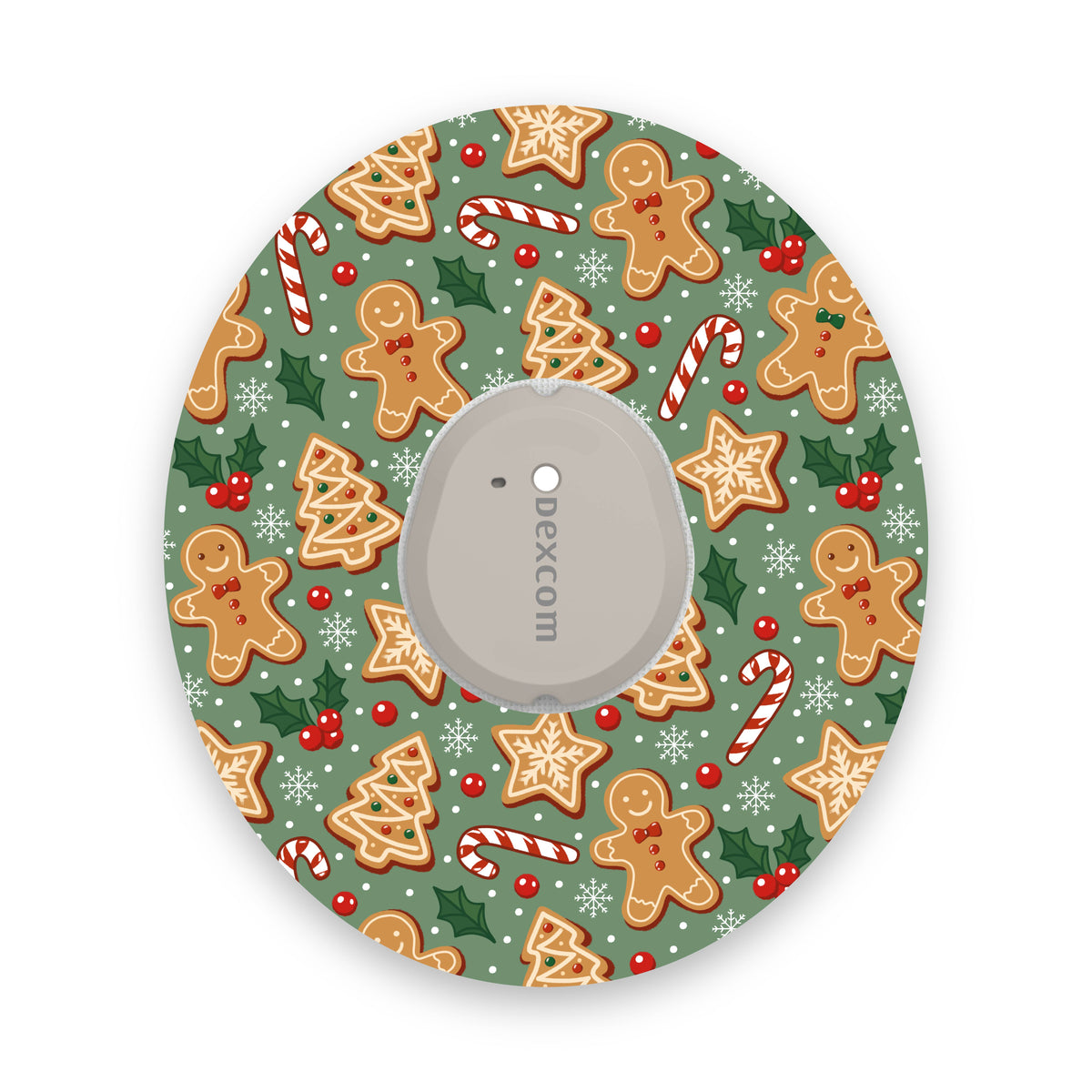 Christmas Gingerbread Dexcom G7 Diabetes Patch
