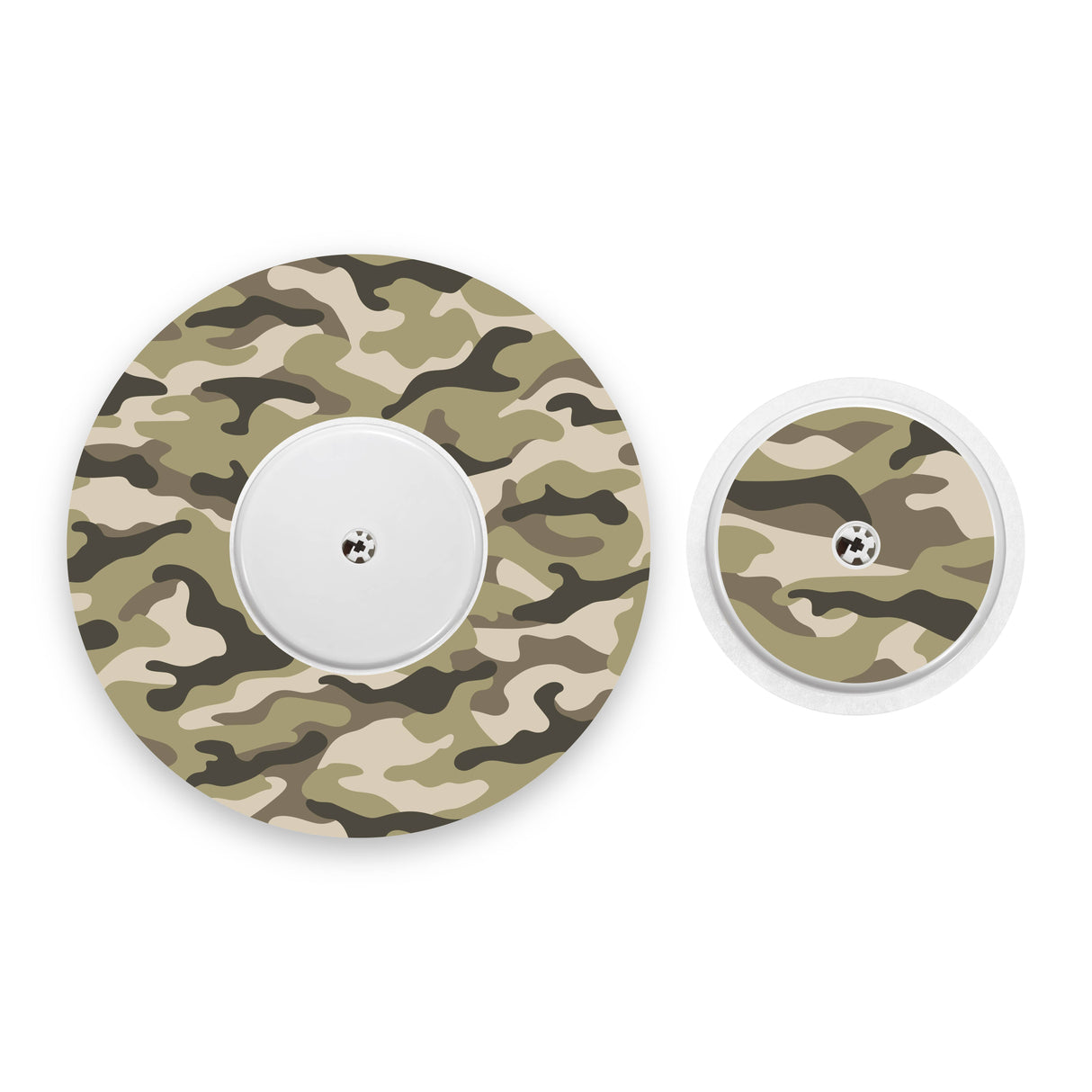 Classic Camouflage Freestyle Libre 2 Diabetes Patch with Matching Vinyl Centre Sticker
