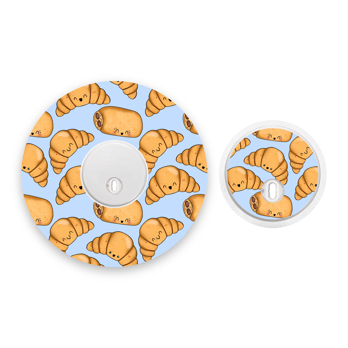 Happy Pastries Freestyle Libre 3 Diabetes Patch with Matching Vinyl Centre Sticker
