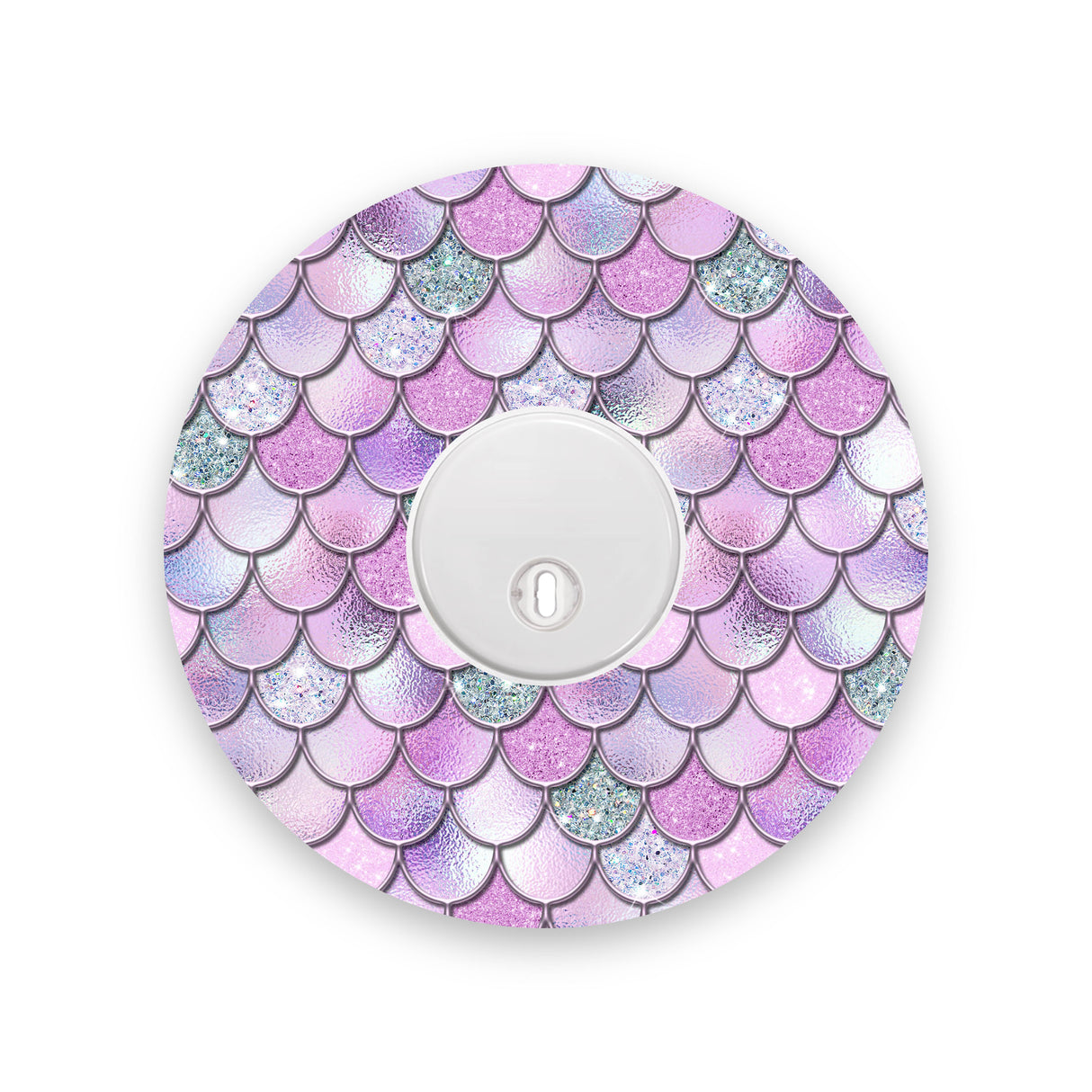 Lilac Mermaid Scales Freestyle Libre 3 Diabetes Patch
