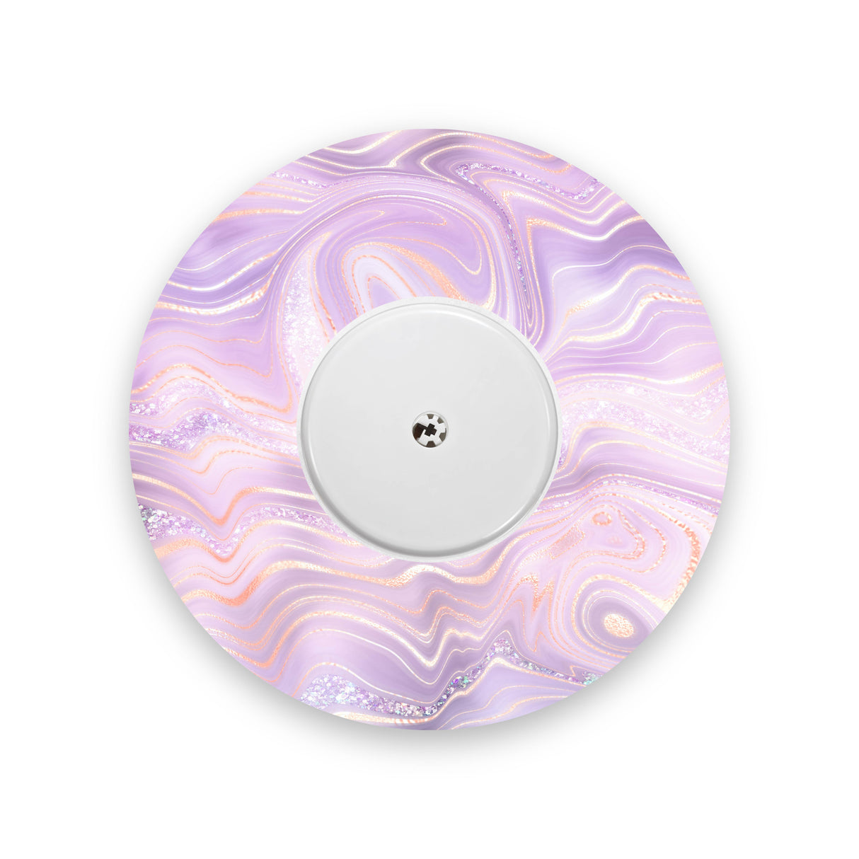 Lilac Marble Sparkle Effect Freestyle Libre 2 Diabetes Patch