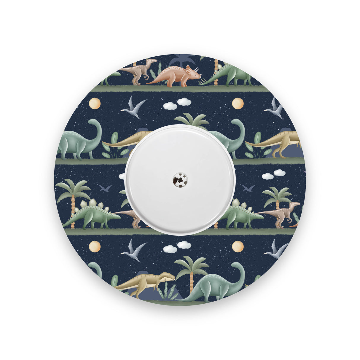 Midnight Dinosaurs Freestyle Libre 2 Diabetes Patch