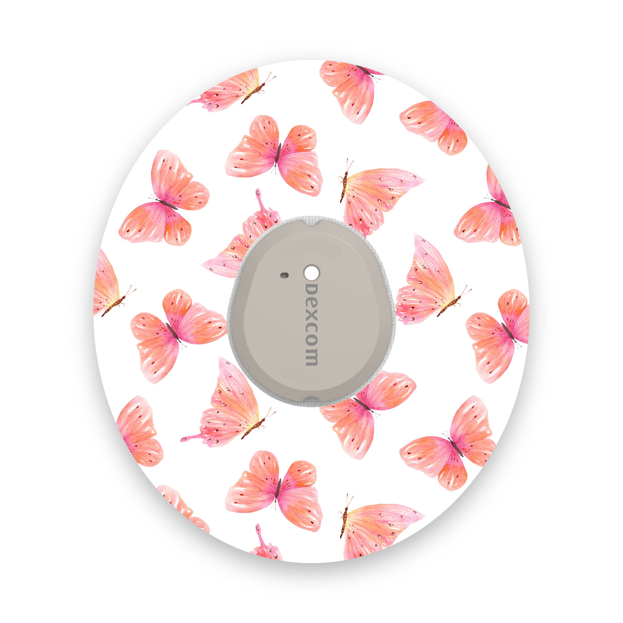 Pink Butterflies Dexcom G7 Diabetes Patch