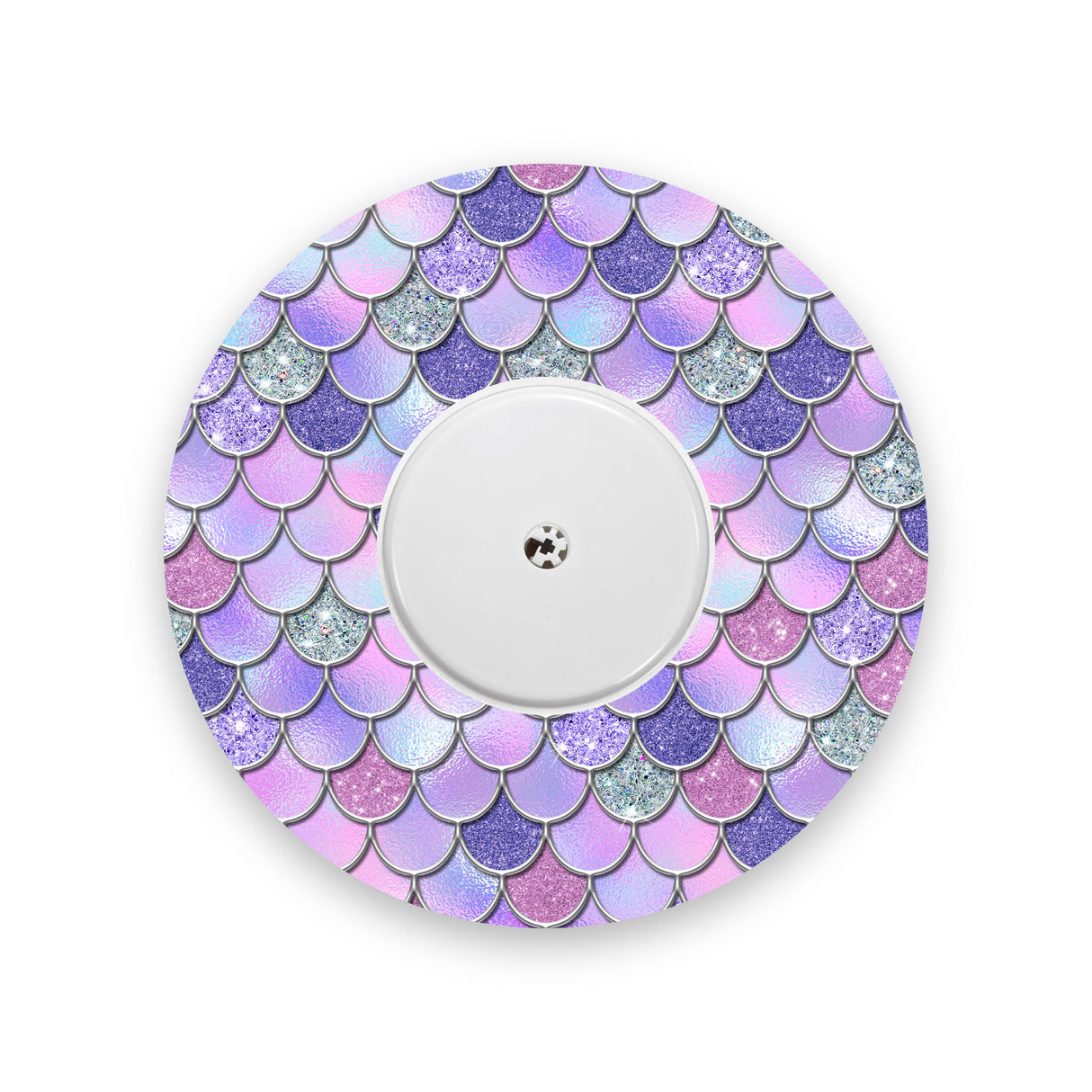 Purple Mermaid Scales Freestyle Libre 2 Diabetes Patch