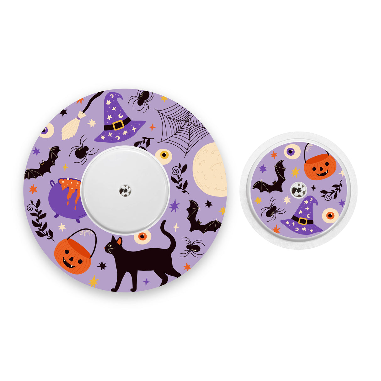 Spooky Halloween Freestyle Libre 2 Diabetes Patch with Matching Vinyl Centre Sticker