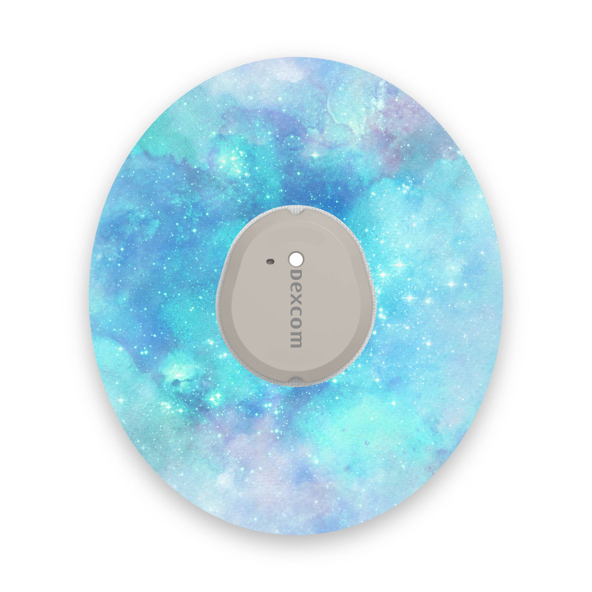 Turquoise Watercolour Dexcom G7 Diabetes Patch