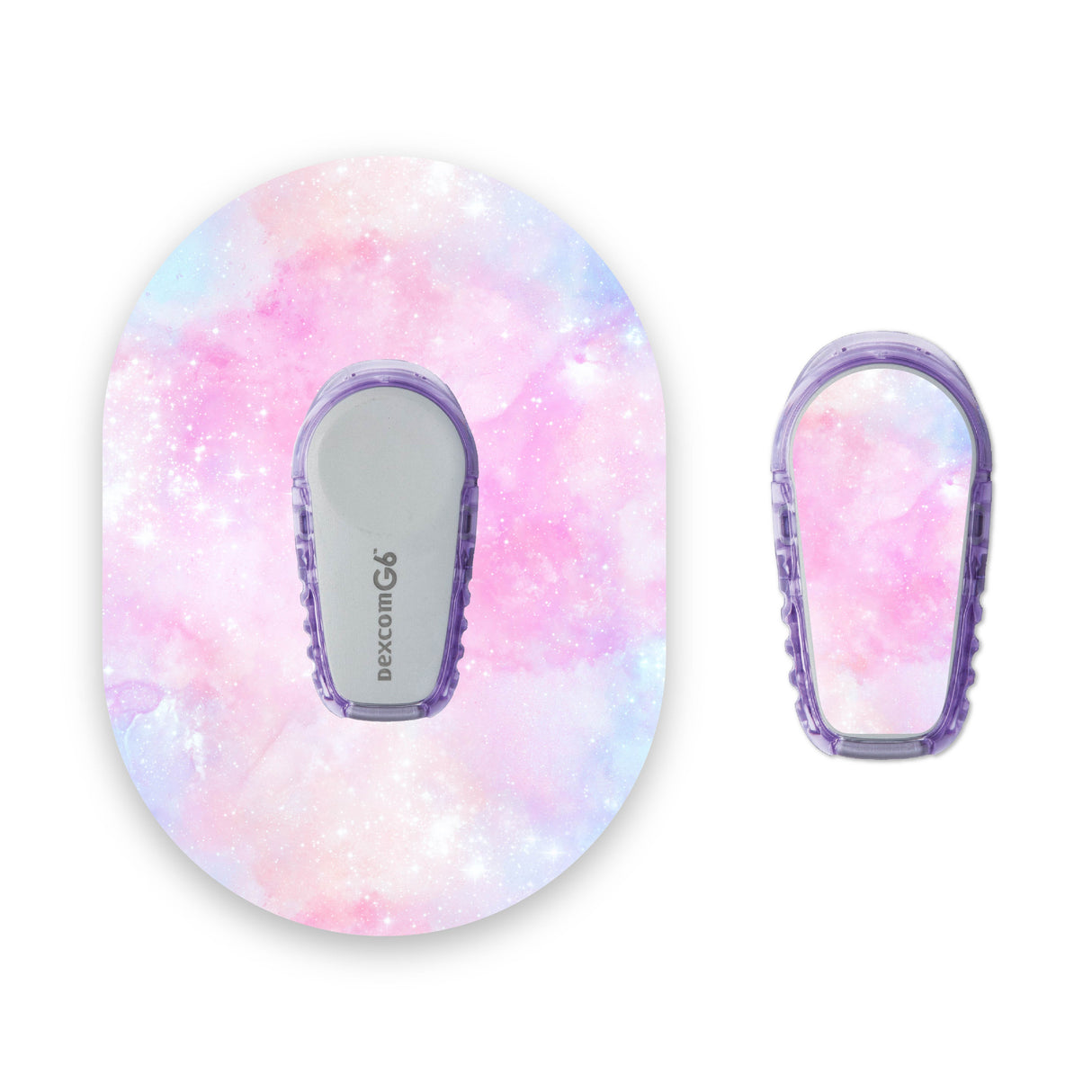 Pastel Pink Watercolour Dexcom G6 Diabetes Patch