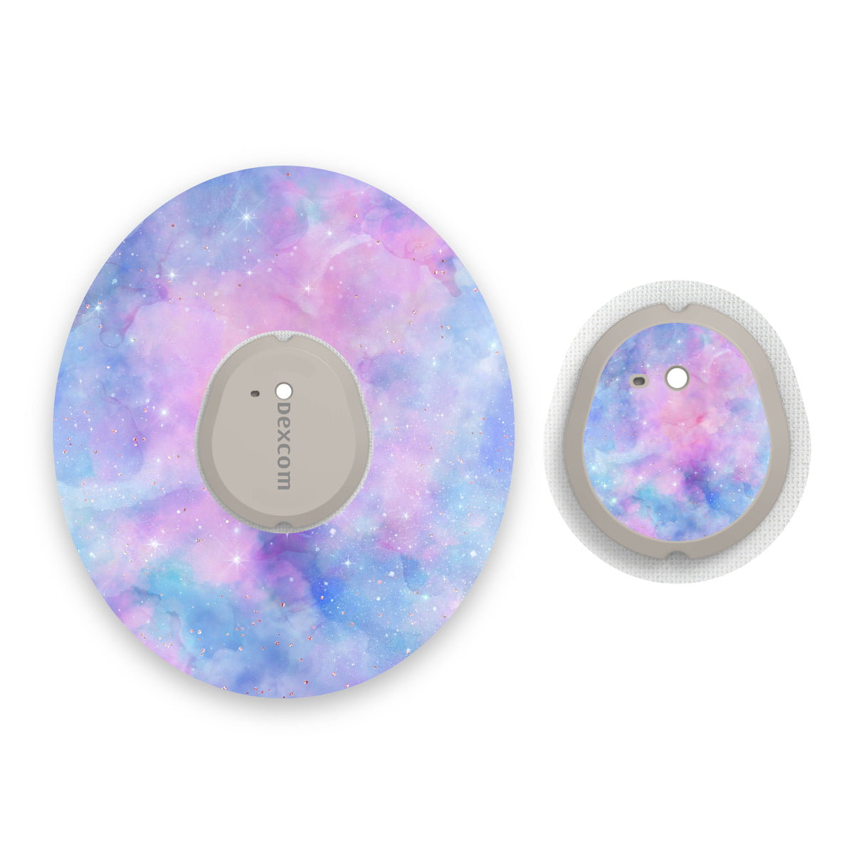 Watercolour Dream Dexcom G7 Diabetes Patch with Matching Vinyl Centre Sticker