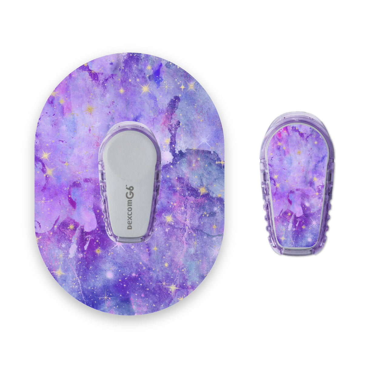 Purple Watercolour Dexcom G6 Diabetes Patch