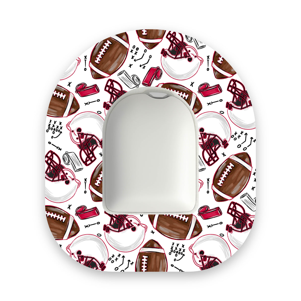 American Football Omnipod Diabetes Patch