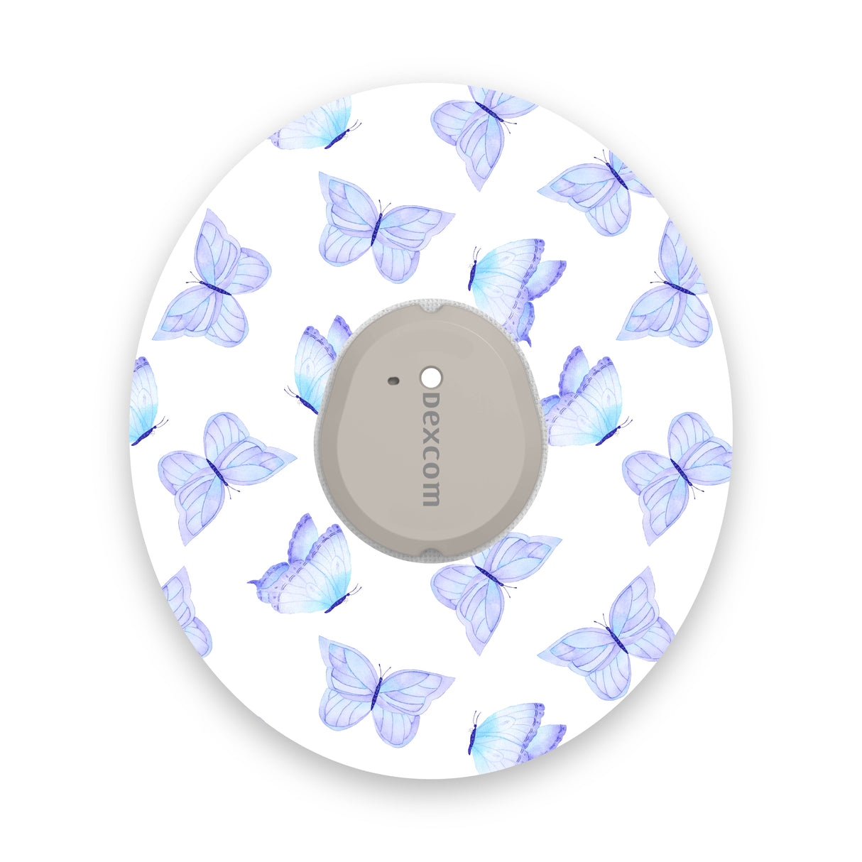 Baby Blue Butterflies Dexcom G7 Diabetes Patch