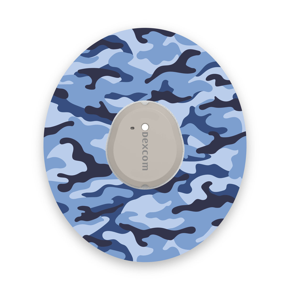 Blue Camouflage Dexcom G7 Diabetes Patch