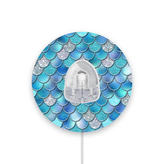 Blue Mermaid Infusion Set Diabetes Patch