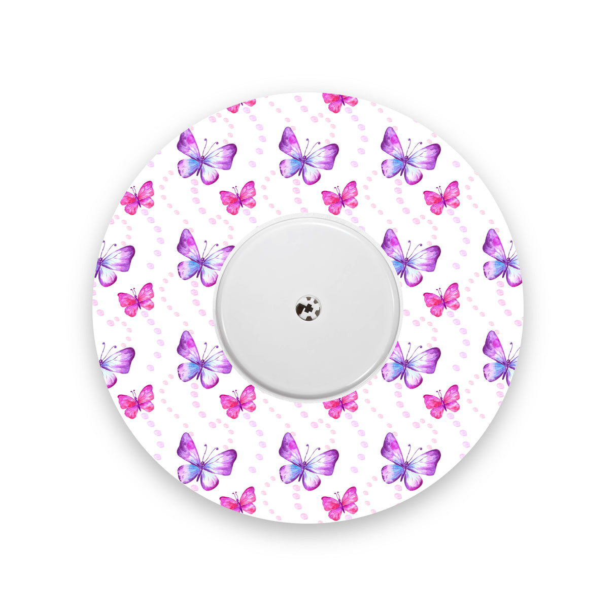 Purple & Pink Butterflies Freestyle Libre 2 Diabetes Patch