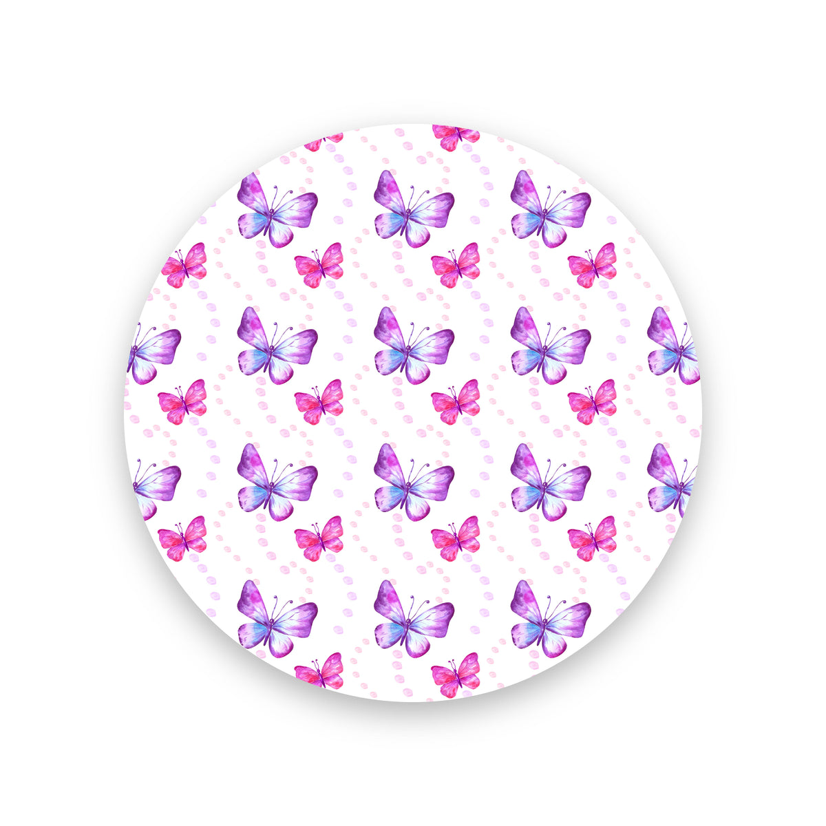 Purple & Pink Butterflies Diabetes Complete Overpatch