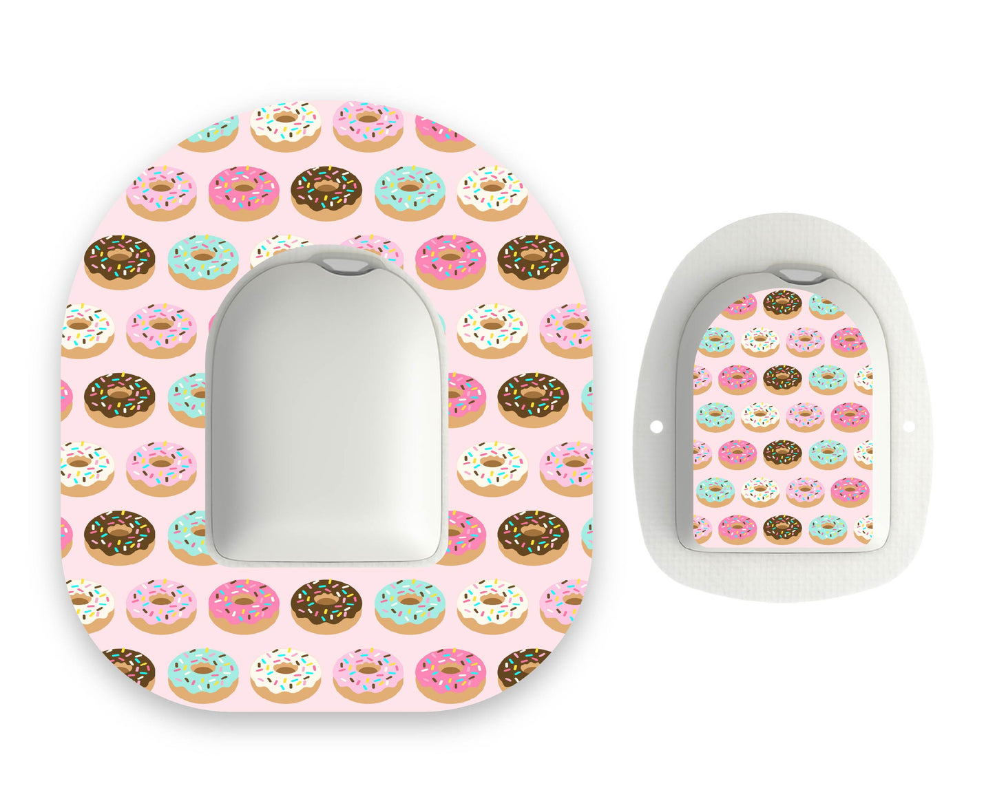 Donuts Omnipod Diabetes Patch with Matching Vinyl Centre Sticker