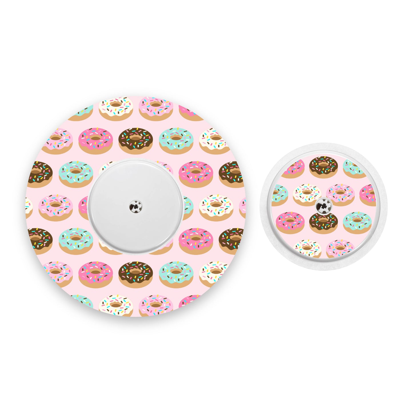 Donuts Freestyle Libre 2 Diabetes Patch with Matching Vinyl Centre Sticker