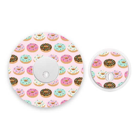 Donuts Freestyle Libre 3 Diabetes Patch with Matching Vinyl Centre Sticker