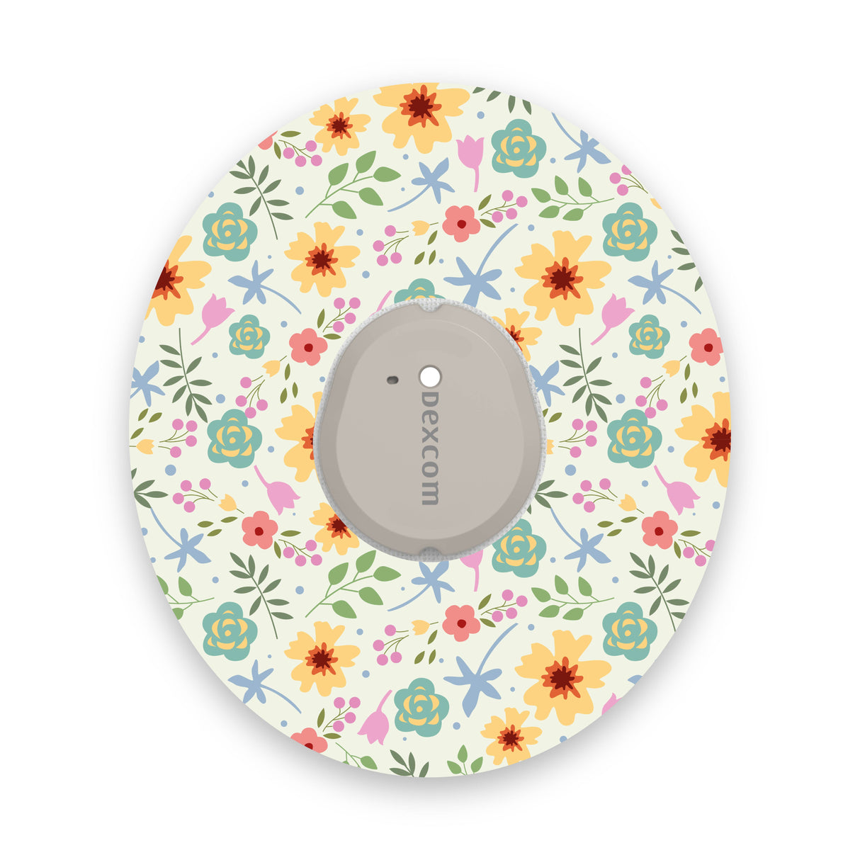 Yellow Flowers Dexcom G7 Diabetes Patch