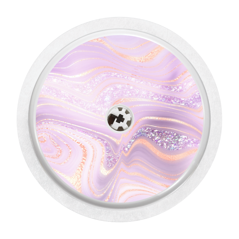 Lilac Marble Sparkle