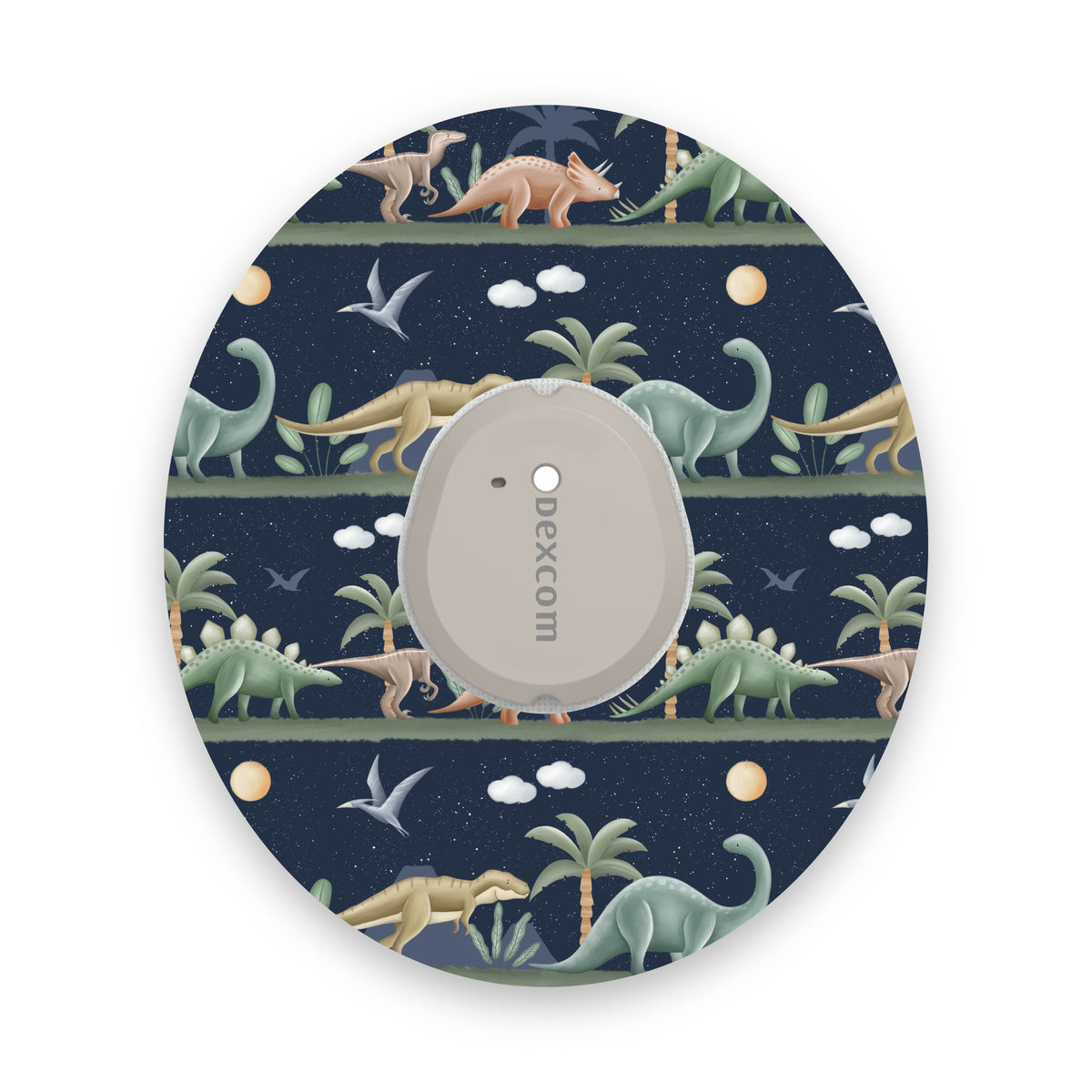 Midnight Dinosaurs Dexcom G7 Diabetes Patch – Patch and Stick