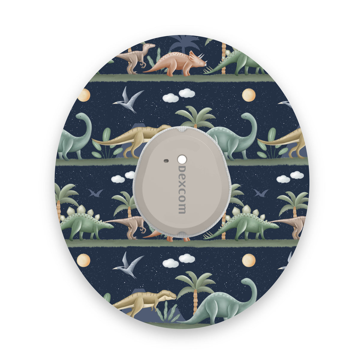 Midnight Dinosaurs Dexcom G7 Diabetes Patch