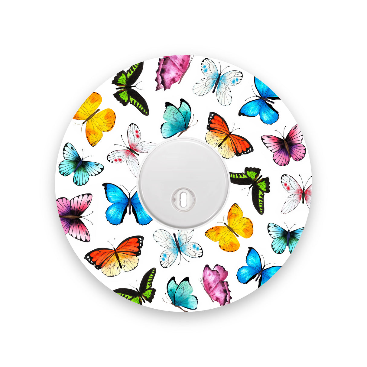 Multicoloured Butterflies Freestyle Libre 3 Diabetes Patch