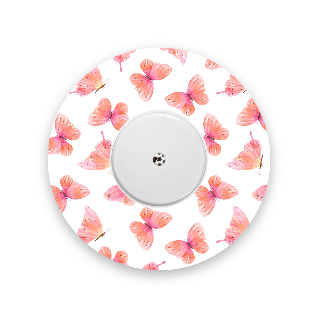 Pink Butterflies Freestyle Libre 2 Diabetes Patch