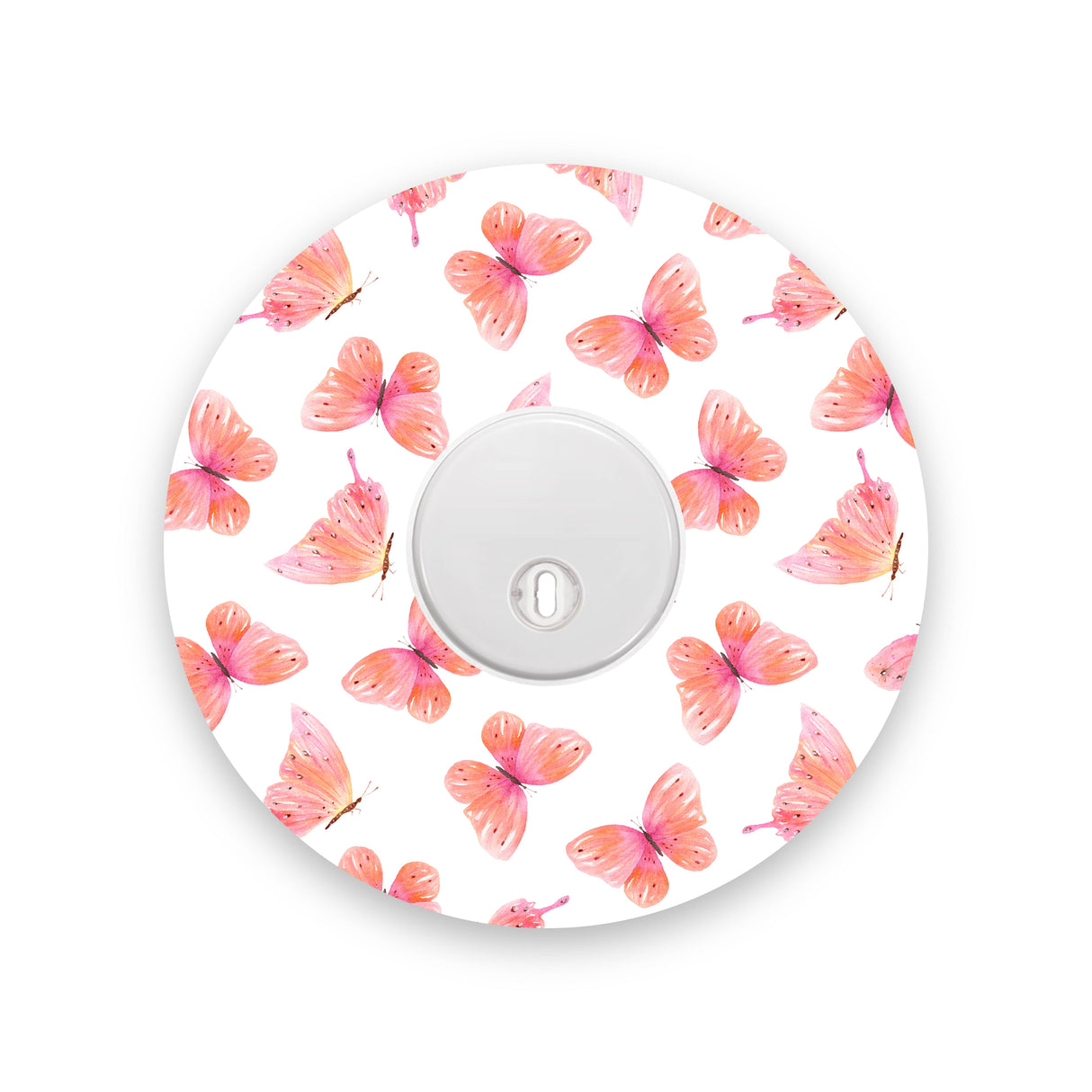 Pink Butterflies Freestyle Libre 3 Diabetes Patch