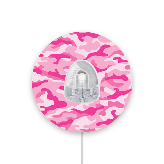 Pink Camouflage Infusion Set Diabetes Patch