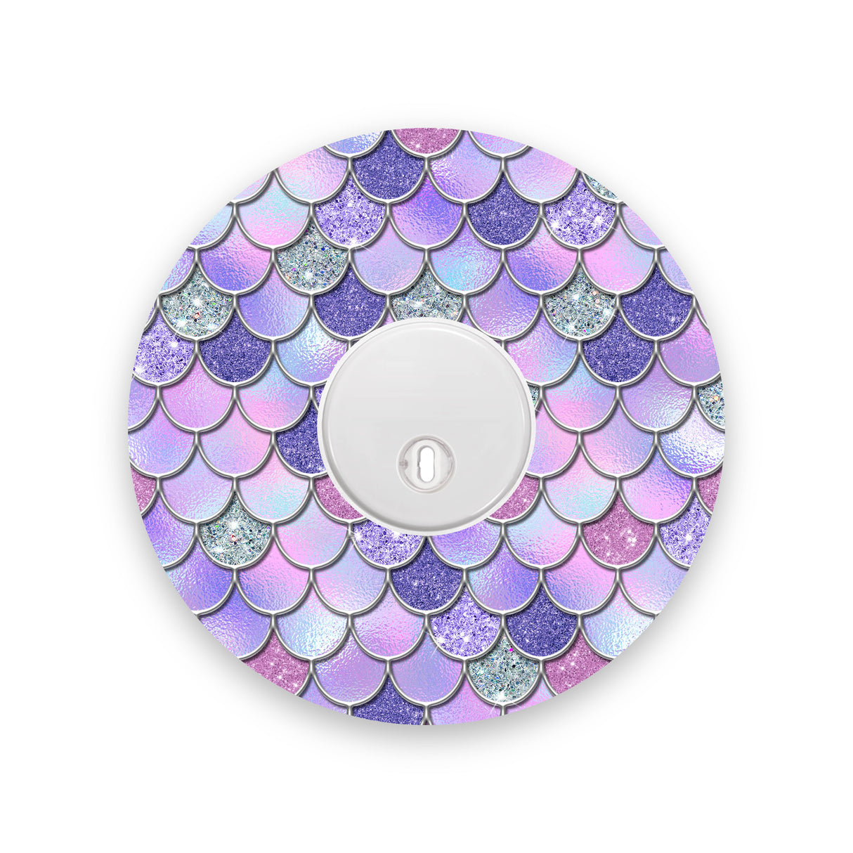 Purple Mermaid Scales Freestyle Libre 3 Diabetes Patch