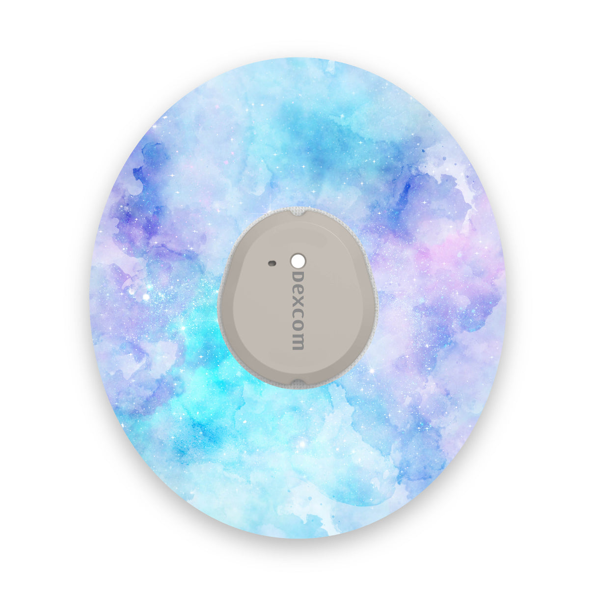 Aqua Watercolour Dexcom G7 Diabetes Patch