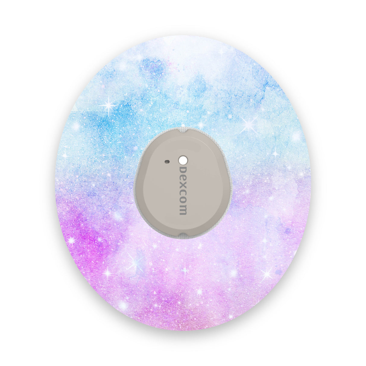 Blue to Pink Watercolour Dexcom G7 Diabetes Patch