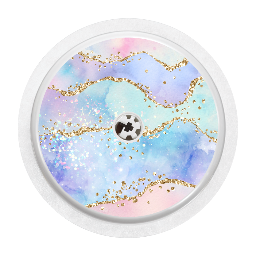 Watercolour Gold Sparkle