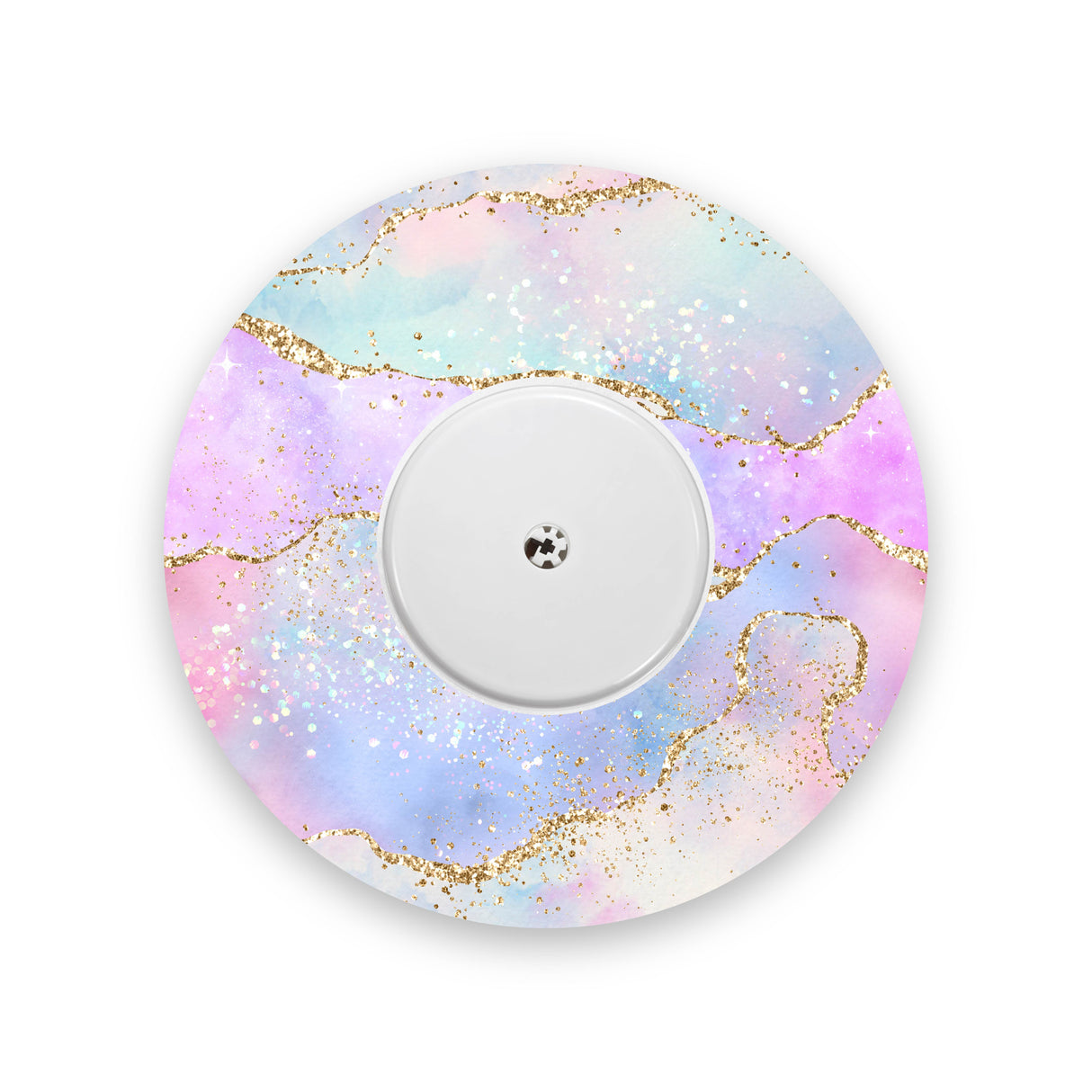 Watercolour Gold Sparkle Effect Freestyle Libre 2 Diabetes Patch