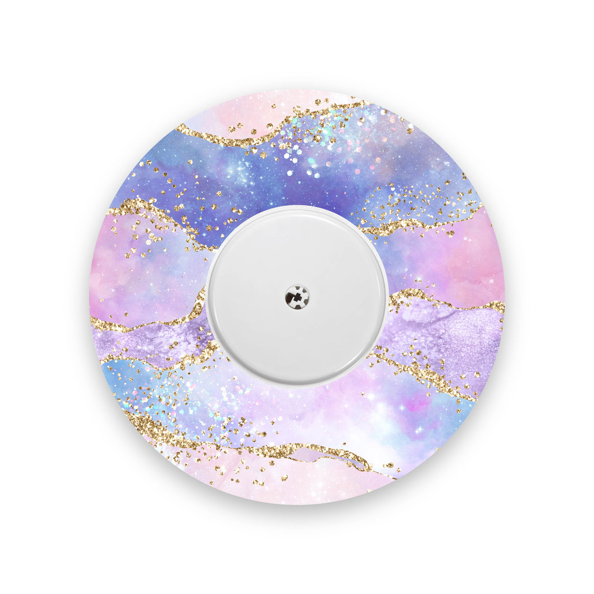 Watercolour Gold Sparkle Effect Freestyle Libre 2 Diabetes Patch