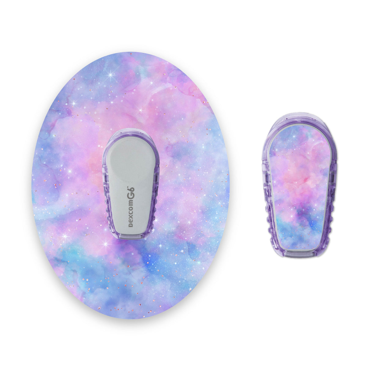 Watercolour Dream Dexcom G6 Diabetes Patch with Matching Vinyl Centre Sticker