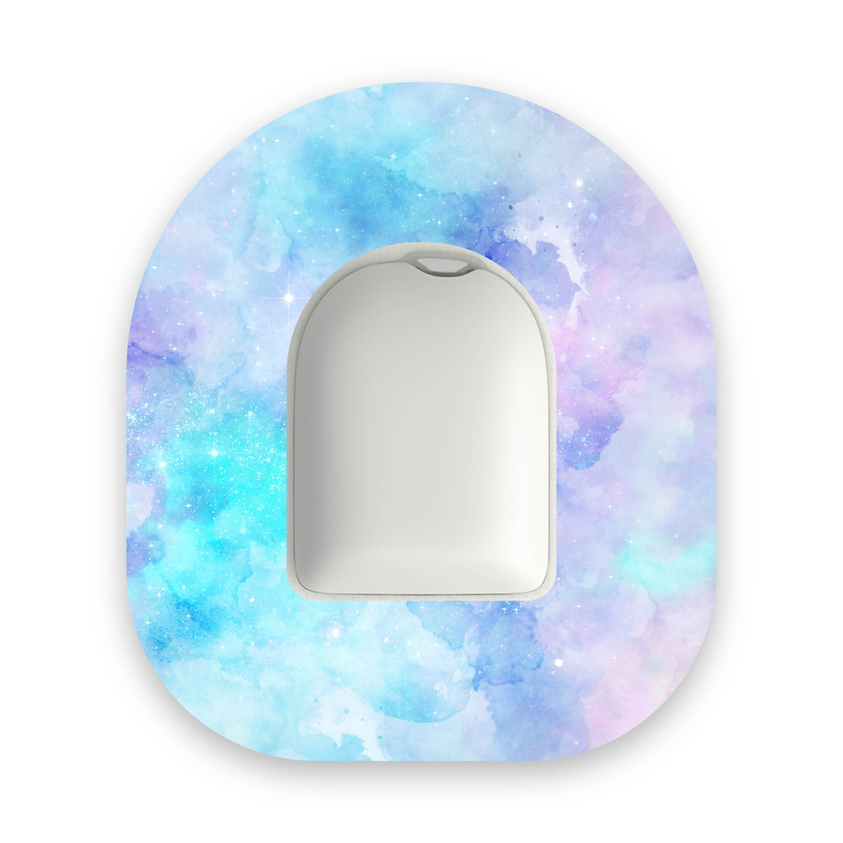 Aqua Watercolour Omnipod Diabetes Patch