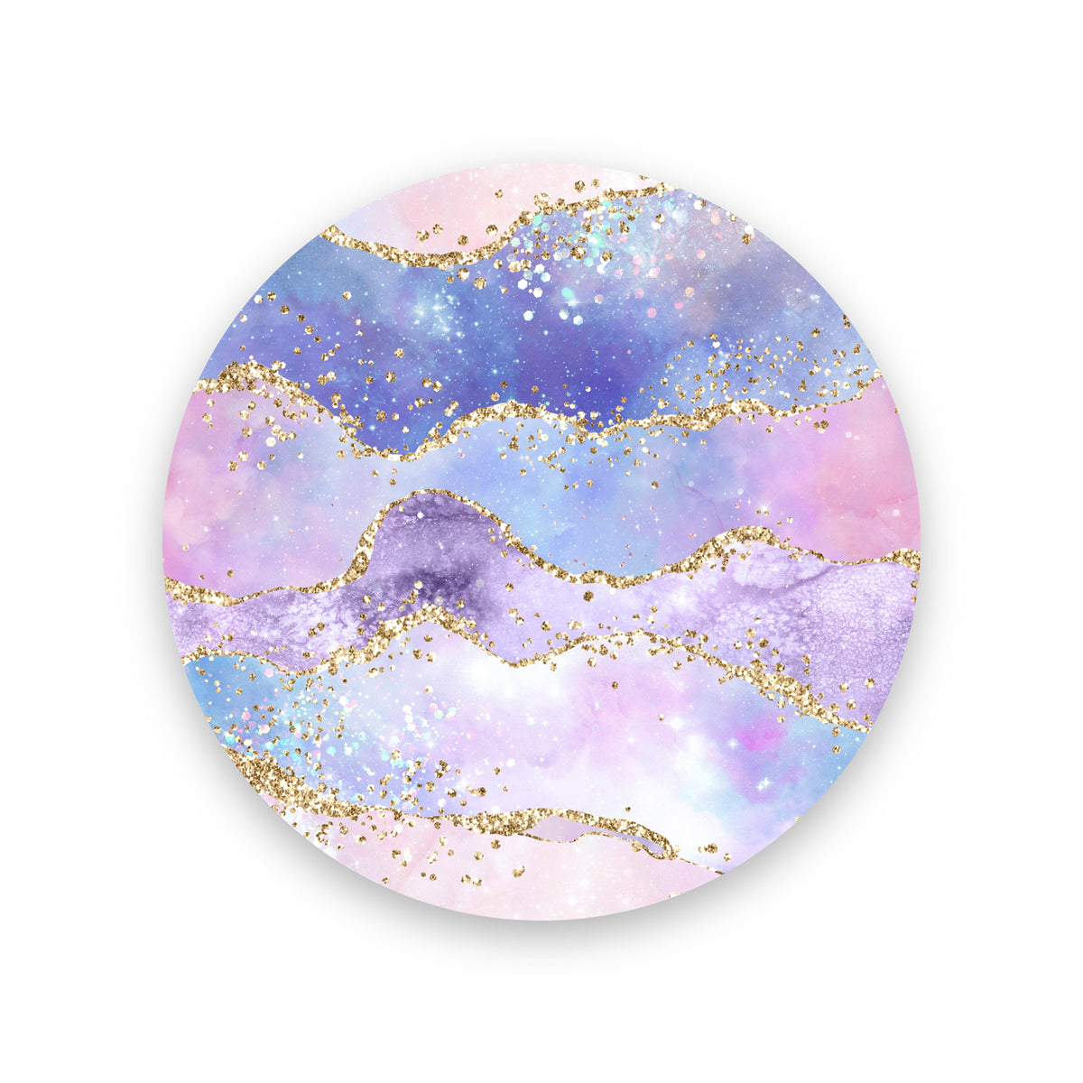 Watercolour Gold Sparkle Effect Diabetes Complete Overpatch